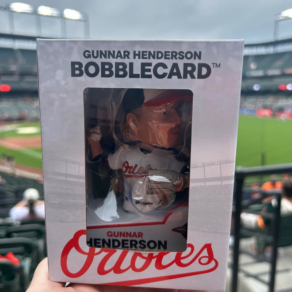 Gunnar‎ Henderson Baltimore Orioles Bobblecard Success Brands MLB Collectible